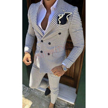 Load image into Gallery viewer, Latest Coat Pant Designs Double Breasted Men Suit Slim Fit Fashion Wedding Suits for Men Prom Groom Tuxedo Jacket with Pants Set