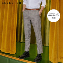 Load image into Gallery viewer, SELECTED Cotton-blend Grey Slim Fit Suit Pants S|419218514
